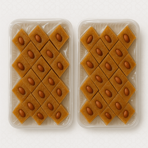 Basbousa with Nuts – 450 USD/Ton – Min 1 Cargo (1 Ton)